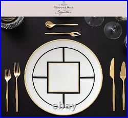 Villeroy & Boch Metro Chic Gold Porcelain 5-pc Dinner Place Setting New In Box