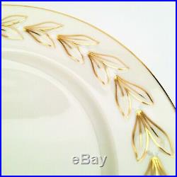 Vintage 1930's Set of 10 Lenox'Beltane' Gold Dinner Plates