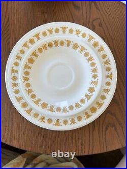 Vintage Corelle Gold Butterfly Dinnerware Dish Set 47 Pieces EXCELLENT