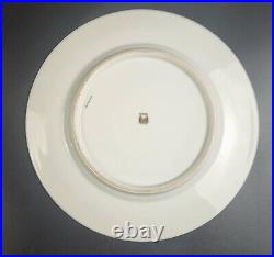 Vintage Czechoslovakia Plateau Gold Encrusted Dinner Plate 10 3/4 Dia