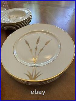 Vintage, El Camino California Wheat 24k Gold 36 Piece Complete Dinnerware