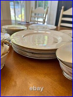 Vintage, El Camino California Wheat 24k Gold 36 Piece Complete Dinnerware