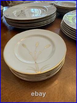 Vintage, El Camino California Wheat 24k Gold 36 Piece Complete Dinnerware