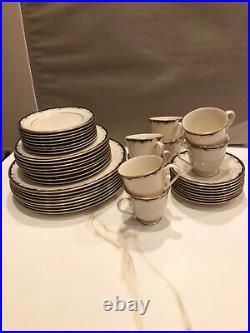 Vintage Lenox USA dinner set metropolitan collection Golden Gate pattern