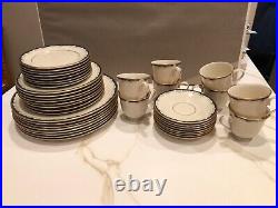 Vintage Lenox USA dinner set metropolitan collection Golden Gate pattern