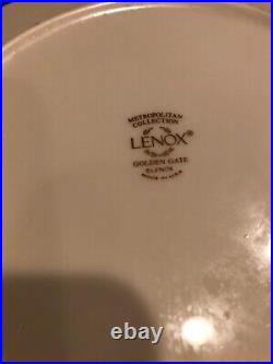 Vintage Lenox USA dinner set metropolitan collection Golden Gate pattern