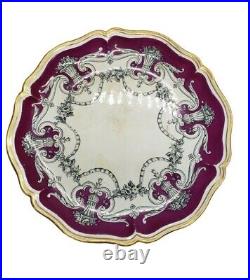 Vintage Nice Plates With Floral Urn Design Set Of Six Vintage Nice Plates With Floral Urn Design Set Of Six