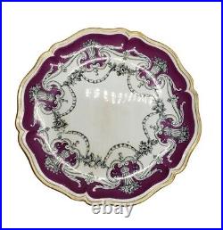 Vintage Nice Plates With Floral Urn Design Set Of Six