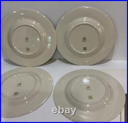 Vintage PICKARD USA China Porcelain Gold Encrusted 10 3/4Dinner Plates Set Of 4 Vintage PICKARD USA China Porcelain Gold Encrusted 10 3/4Dinner Plates Set Of 4