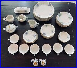 Vtg 45 Piece Arzberg, Bavaria China. West Germany Hand Painted, Gold Trim/signed