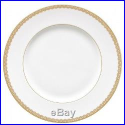 Waterford Lismore Lace Gold Dinner Plate Set of 4
