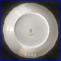 Wawel 6 Dinner Plates Walbrzych Poland Heavy Gold Encrusted Scrolls WAV19