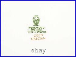 Wedgwood GOLD GRECIAN Dinner SET Salad Bread Plate Bowl England