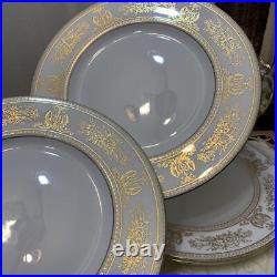 Wedgwood Gold Colombia 27Cm Dinner Plate 6 sets