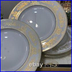 Wedgwood Gold Colombia 27Cm Dinner Plate 6 sets