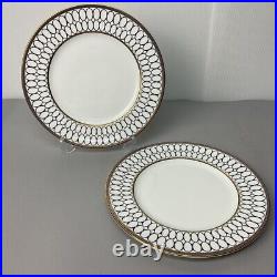 Wedgwood Renaissance Gold Dinner Plate 27cm Pair Set