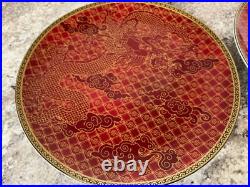 Williams Sonoma Lunar New Year Dinner Plates Dragon Set of 4 Red & Gold NWT Williams Sonoma Lunar New Year Dinner Plates Dragon Set of 4 Red & Gold NWT