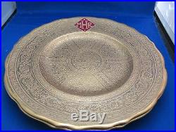Wonderful Royal Monogramed Gold Encrusted Cauldon China Plates England 3