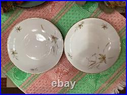 (set of 55) Edelstein Bavaria Aurora Floral pattern Gold Trim 20067 dinner &