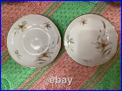 (set of 55) Edelstein Bavaria Aurora Floral pattern Gold Trim 20067 dinner &