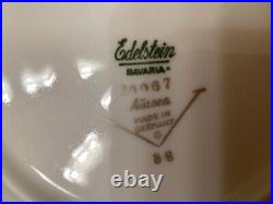 (set of 55) Edelstein Bavaria Aurora Floral pattern Gold Trim 20067 dinner &